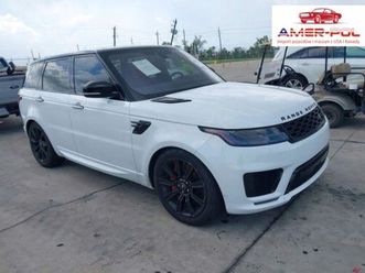 land rover range rover sport 2018, 3.0l, 4x4, hse dynamic, od ubezpieczalni