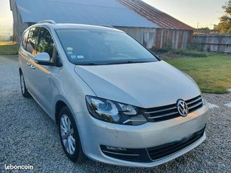 vw sharan carat 2.0 tdi 140 – toit pano – portes & coffre électriques – très équipé