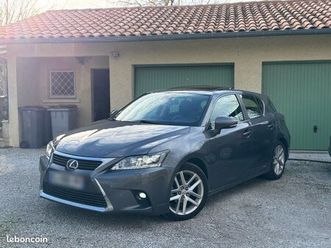 lexus ct200h executive phase 2 / 1.8 136ch – 2017 / suivi full lexus / toit ouvrant / mark levinson / sièges cuir chauffants à mémoires / éclairage led / keyles