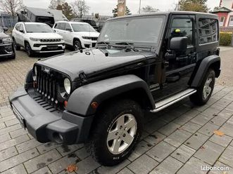 jeep wrangler sport 2.8 crd 4x4 – 177 ch | hardtop | banquette arrière | jantes alu | antibrouillards