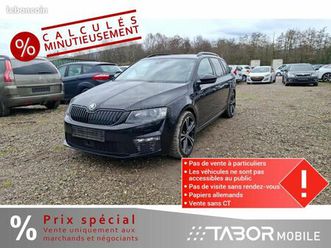 skoda octavia combi 2.0 tdi rs dsg ahk navi leder lm