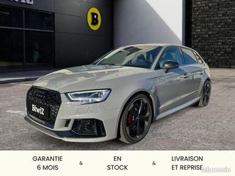 audi rs3 sportback 2.5 tfsi 400 quattro s-tronic bva /sièges rs / nardo matrix leds