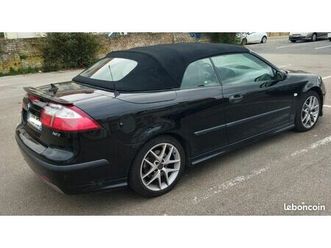 saab aero cabriolet noire