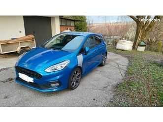 ford fiesta st-line bleue – look sport + jantes hiver