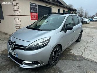 renault scenic iii 1.5 dci 110 cv s&s edc energy bose boîte automatique toit ouvrant panoramique suivi renault 2016