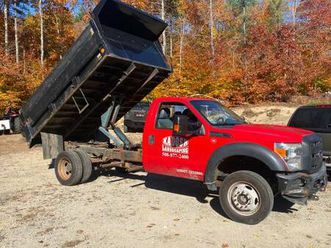 2016 ford f550 xlt f-550 4x4 dump truck super duty f450 f250 f350