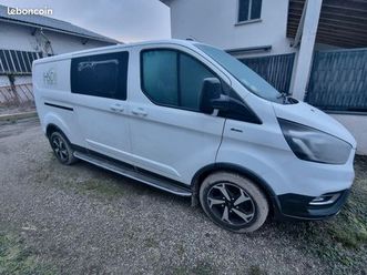 ford transit van amenage custom cabine approfondie active l2 h1 2.0 tdci 170 ch bva ecoblue 5 places