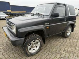 daihatsu feroza 1.6 dx cabrio 1993 4x4 apk 11-26 grijs kente — oldtimers — marktplaats