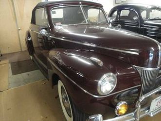 antique 1941 ford super delux convertible