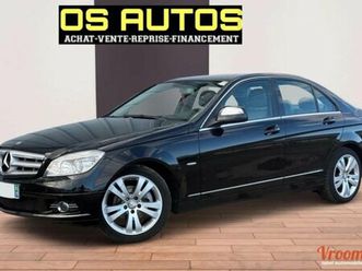 mercedes classe c 200 cdi avantgarde 2.2 - 136ch (8 cv) 16v turbo - bvm6 - 5 portes - noir - 2008
