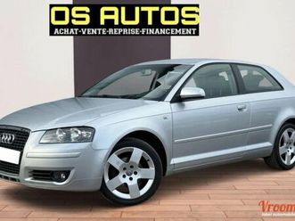 audi a3 ii (8p) 2.0 fsi ambiente 16v - 9 cv (150 ch) - bvm6 - 3 portes - gris - 2005 + clim