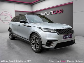 land rover range rover velar p380 3.0 scv6 r-dynamic/entretien land rover /carplay/sieges chauffant/toit ouvrant/meridian sound/