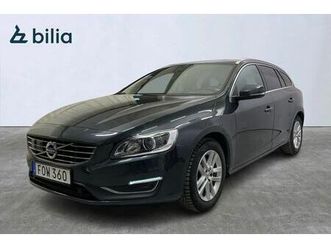 volvo v60 d4 d4 summum 190hk / d-värm / skinn / navi / b-kamera 2017 grå