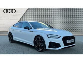 audi a5 sportback (5dr) a5 40 tfsi 204 black edition 5dr s tronic