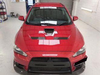 2009 (09) mitsubishi lancer 2.0t evo x gsr fq-300 sst 4wd. in rally red metallic with black leather. 74k fsh engine mods,470bhp