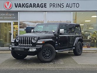jeep wrangler unlimited 4xe 380 sahara irmscher | no. 007/100 |stuur+stoelverw.|camera v+a|alpine audio| 4158