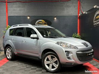 peugeot 4007 / 2.2 hdi 156ch / 4x4 / 1er main / 93 913kms / clim / semi cuir / radar de recul / carnet complet peugeot