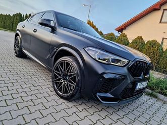 bmw x6m competition 625km satin black, salon pl, piękna, cesja leasing wroclaw krzyki • olx.pl
