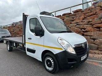 2013 vauxhall movano 2.3 cdti flatbed truck company owned superb drive no vat flatbed diesel manual