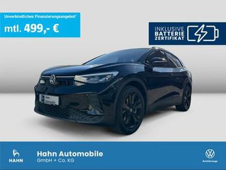 volkswagen id.4 pro 210kw black edition wärmepumpe ahk iq