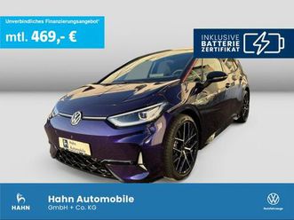 volkswagen id.3 gtx performance fire+ice 240kw pano iq