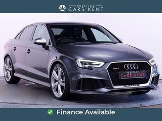 2020 audi rs3 2.5 tfsi gpf saloon 4dr petrol s tronic quattro euro 6 (start/stop) (400 ps) saloon petrol...