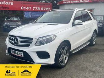 mercedes-benz gle 2.1 gle250d amg line (premium) g-tronic 4matic euro 6 (start/stop) 5dr diesel automatic