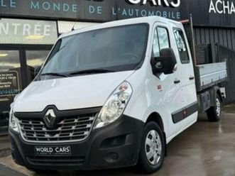 ② renault master 2.3 dci l3 7places benne basculante tvac*btwi — camionnettes & utilitaires — 2ememain