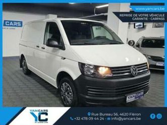 ② volkswagen t6 transporter * 2.0 tdi * double portes laterale — camionnettes & utilitaires — 2ememain