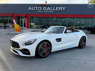 2018 mercedes-benz amg gtc designo diamond white low miles converti