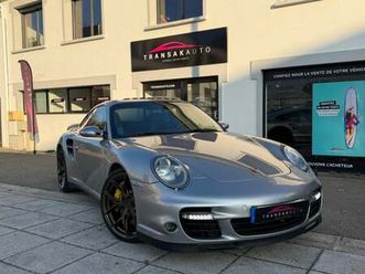 porsche 911 turbo coupe 997 3.6i 480 bvm / frein ceramique / toit ouvrant / cocoa / ligne scart / suivi complet