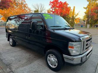 2013 ford econoline e-150 xlt 164k.mi.black all power cargo van*sale**