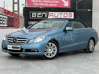 mercedes-benz clase e cabrio e 250 cgi be elegance