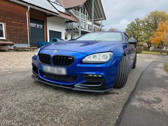 bmw 650i f12 cabrio blau