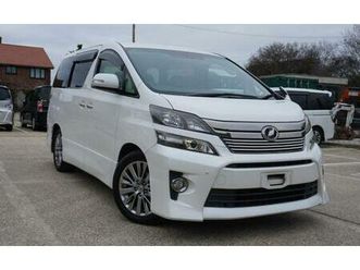2013/62 toyota vellfire 2.4 golden eyes white 7 seat mpv ulez