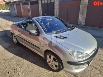 peugeot 206 cc cabriolet//1.6 benzin//mod 2004//klima//odjavljen