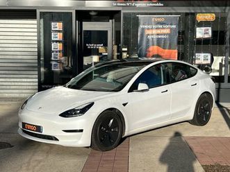 tesla model 3 285ch standard rwd propulsion 60kwh pompe à chaleur garantie constructeur 12-2026