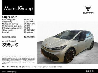 cupra born 77 kwh(82kwh) navi hud alarm acc wäpu 360°