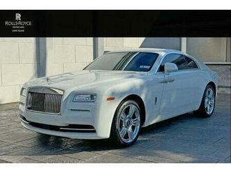 certified 2018 rolls-royce wraith coupe