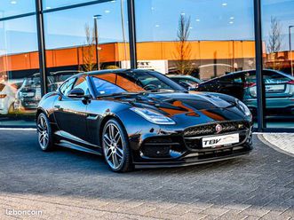 jaguar f-type r 5.0 v8 550 ch awd santori black toit pano full led pack grand froid hifi meridian camera — 1 ere main – seulement 22 000 km