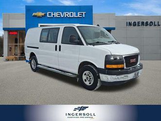 used 2021 gmc savana 2500 work van