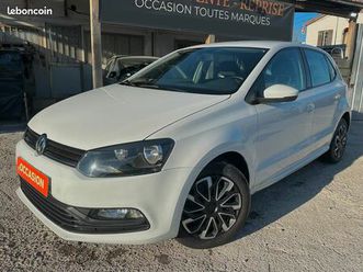 volkswagen polo v phase 2 1.0 60 cv - 2015 - 5 portes - climatisation - radar ar – bluetooth – appli i-phone & android - ecran tactile - regulateur - distri’ ◊ 