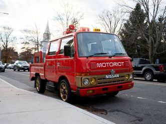 1991 nissan atlas 100 fire truck mini kei japanese rhd