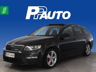 skoda octavia combi 2,0 tsi rs / 1-omistaja / panoraama / koukku / adapt. vakkari / keyless - talvimarkkinat! korko 2,99% & pp-premium 24kk lisäturva 12kk hinna
