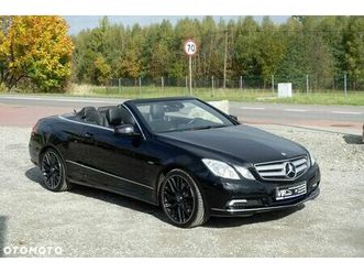 mercedes-benz klasa e ver-350-cgi-cabrio-blueefficiency-7g--tronic-avantgarde
