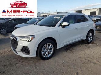 audi q3 2022 premium plus s line 45, 4x4, od ubezpieczalni 2.0 benzyna