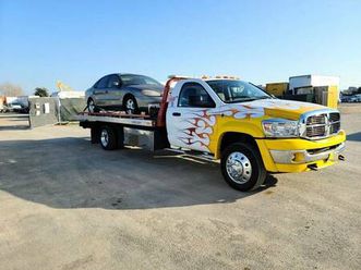 2009 dodge ram 5500 slt rollback flatbed wheellift towtruck