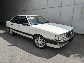 audi 200 turbo 10v alpinweiss 90e original...