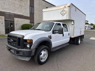 2008 ford f-450 f450 box truck turbo diesel pwr lift 44k mls!