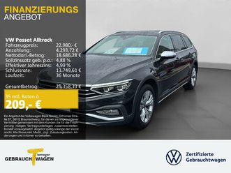 passat alltrack 2.0 tdi 4m matrix kamera navi